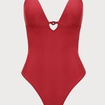 Berlook ECONYL® Red Cutout One Piece Swimwear 46 Size L Photo 5