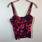 Free People Red Purple Pink Floral Tank Top 12 Photo 7