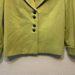 Tahari  Arthur S. Levine green blazer sz 2 career office corporate street wear Photo 3