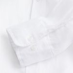 H&M NWOT white linen shirt size xs Photo 1