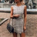 ZARA Tweed Skort Sleeveless Romper MEDIUM Photo 1