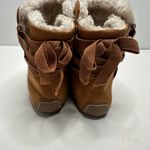 Lucky Brand Accalie Faux Fur Sherpa Lined Booties in Cognac Size 8 Photo 5