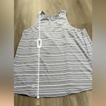 Lululemon All Tied Up Tank Top in Cut Back Stripe Tempest Blue White Sz 8 Photo 6