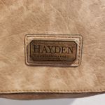 Hayden Harnett Tan Cross Body Bag Handbag Distressed Photo 4