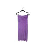 ASTR the Label Plisse Tube Midi Dress Size Small NWT Purple Photo 7
