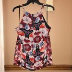 Sam Edelman Sam‎ Edelman Stella Floral Tiered Tank Top Red Black Large Photo 2