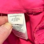 Hot Pink Ruffle Tiered Maxi Dress V Neck Tie Back Occasion Party Size XL Photo 6