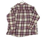 Wrangler  Wrancher Flannel Button Down Women’s 3X Burgundy Pastel Plaid Western Photo 7