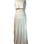 LIONESS  Field Of Dreams Dress in Oatmeal Medium New Womens Maxi Gown Photo 3