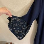 Hope & Harlow Navy Blue Bell Sleeve Dress Photo 13