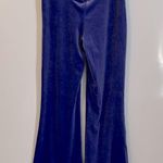 Athleta Elation Velvet Flare Pants Purple Photo 2