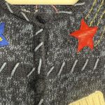 Vintage Designers Originals Studio Sweater Womens‎ Large Santa Christmas Holiday Blue Photo 3