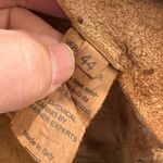 BLUR Italian Leather Distressed Blazer Jacket IT 44 / US 4 Tan Photo 5