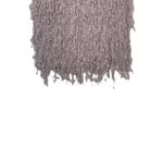 Umgee  Women's Cardigan Wrap‎ Shaggy Open Front Fringe Vest Sleeveless Grey Large Photo 8