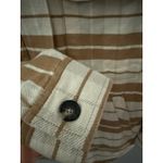 Everlane The Oversized Button Down Shacket Shirt Jacket Camel Plaid Size Small Photo 11