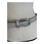 Motion East Vintage Silver Gold Metallic Fashion Belt Size M Photo 4