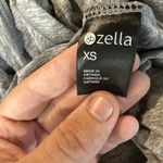 Zella  Extra Small Gray Long Sleeve Twist Front Top | Lightweight Activewear Photo 7