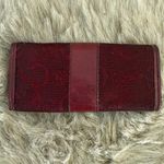 CELINE  Burgundy Wallet with Logo Pattern Photo 1