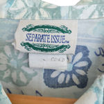 American Vintage Vintage Separate Issue Beach Tropical Patterned Button Down Shirt M Photo 7