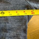 Beyond Yoga  Double Face Cowl Back Gray Long Sleeve Space Dye Soft Stretch Jersey Photo 8