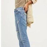 Boyish The Billy Authentic Rigid High Rise Skinny Distressed Jeans Far Country 2 Blue Size 25 Photo 0