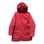 L.L.Bean Vintage Red Burgundy Goose Down Parka Coat removable hood size XL Photo 4