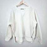RALPH LAUREN BLACK LABEL | Sherpa Fleece Side Zip Sweatshirt Cream Ivory | XL Photo 0