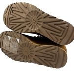 UGG Classic Femme Lace Bootie Tan Wedge Shearling Boots Sz 9 (Fits 8.5 As/Is) Photo 5