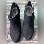 Coach And Four Boots Womens 10 High Heels‎ Ankle Booties Black Fabric Photo 1