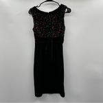 Tracy Reese  Black Gray Multicolor Cheetah Print Textured Mini‎ Dress Size 2 Photo 4