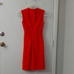 Nicole Miller  Orange Midi Cocktail Sheath Dress 0 Fall Corporate Siren Dopamine Photo 3