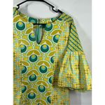 Uncle Frank Made in USA V neck flare sleeve Dress 100% cotton size extra small Photo 4