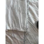 Lascana for Venus White Peasant Blouse Size M Eyelet Lace Tassel Boho Top Size M Photo 14