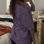 Roxy Purple Button Up Photo 3