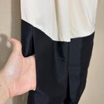 Alexander Wang  TWO-TONE OFF-WHITE PLEATED WOOL DRESS SIZE 0 QUIET LUXURY EVENT Photo 2