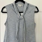 Simply Noelle Nautical Blue And White Striped Dress Photo 1