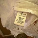 Lulus  Lace‎ Sheer Cutout High Neck Mini Dress white size medium Photo 2