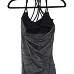 Lululemon Heathered Black Moment To Movement 2-In-1 Tank Top Size 2 Photo 6