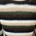 Karen Kane  Lifestyle Petites Medium Sweater Womens Pullover Striped Crochet Photo 8