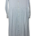 Mille Camilla Shirt Dress in Oxford Stripe NWT Sz. M Blue Size M Photo 0