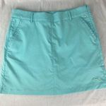 Puma  Women's Sporty Stretch Golf Skort Size 12 Aqua Turquoise Blue Photo 0