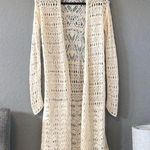 American Eagle Cream/Tan Knit Sweater Photo 0