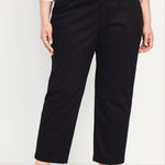 Old Navy NWT  Black OG Chino High Rise Ankle Pants Size XL Photo 0