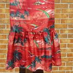Winnie Fashion hawaii Hawaiian MuuMuu Hawaiian Dress Floral dress Red Size M Photo 11