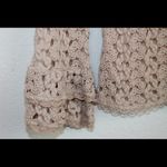 Free People  Cream Crochet Lace Top XS – Flare Sleeve Boho Blouse Photo 3