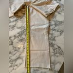 J.Crew NWT $158 '84 low rise wide leg cotton jeans ecru (buttery ivory) 27P rip Photo 6