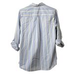 EXPRESS  Striped Women Button Down Shirt Size Small Long Sleeve Professional City Photo 1
