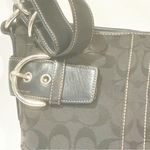 Coach  Vintage Black Signature Crossbody Soho Handbag #3574 Photo 1