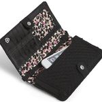 Vera Bradley  Iconic All Together Black Wallet Like New Photo 0