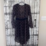 Xhilaration  black floral sheer long duster Photo 3